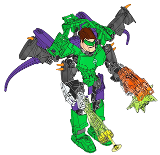 4527_X_4528 Green Lantern + 4527 The Joker Combi Model